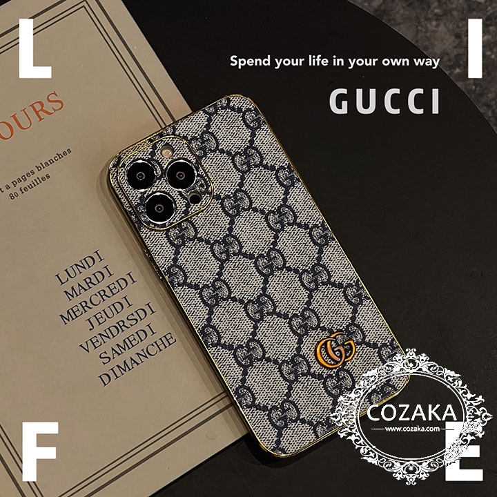 gucci アイフォーン14 max 綺麗 携帯ケース iPhone 13promax/13ロゴ