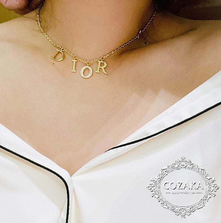 Diorネックレス ラグジュアリー 合金 綺麗 売れ筋 装身具 Dior 字母 
