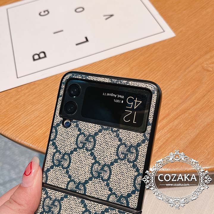 ギャラクシーZFlip3 ヴィトン ブランド字母プリント カバー