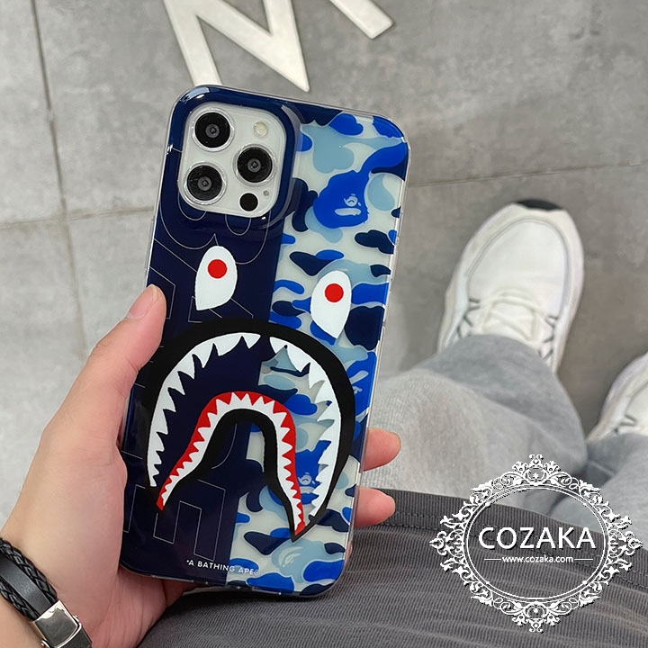 Bape iPhone 14 pro max 光沢感 携帯ケース