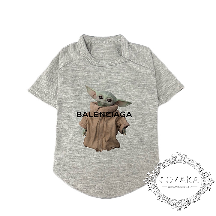 可愛い 犬tシャツ 涼しい Balenciaga