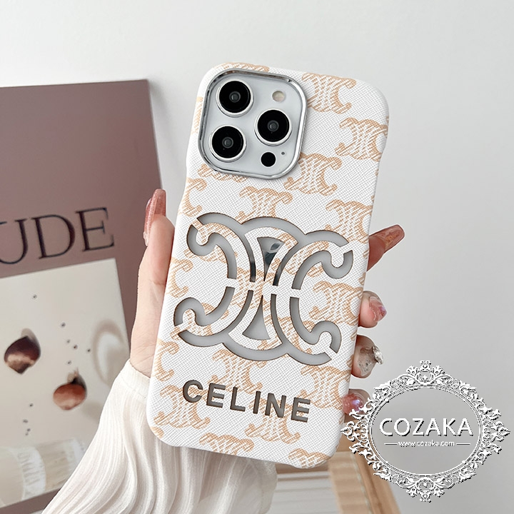 セリーヌ iphone15透かし彫りケース