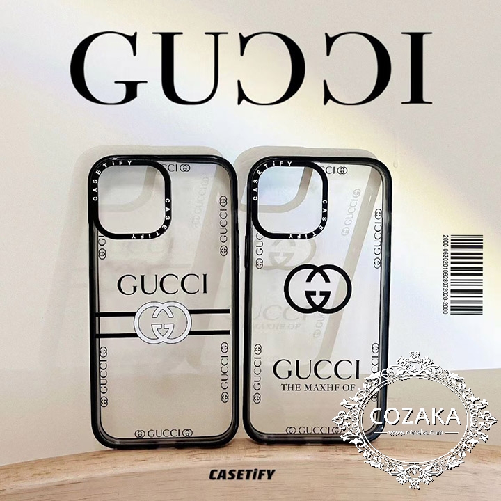 gucci iphone15透明カバー