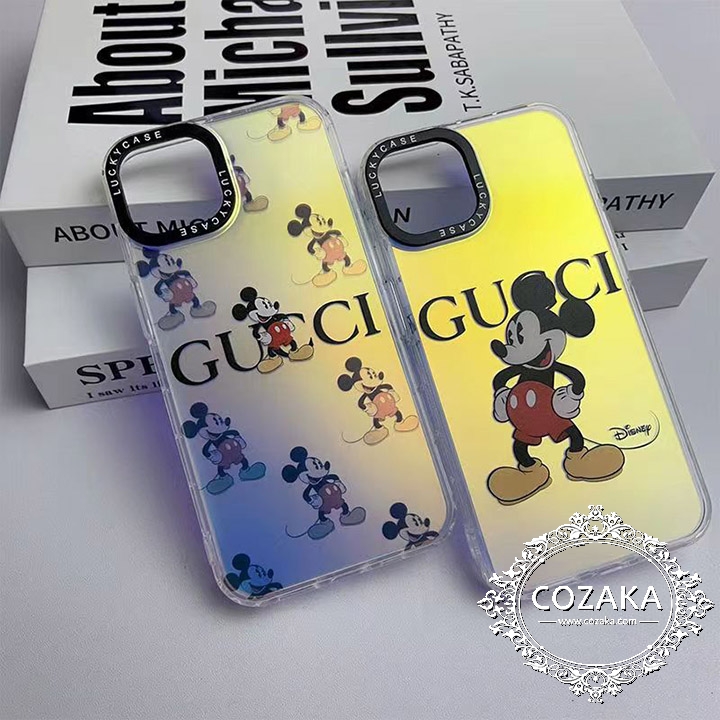 当店限定 iPhoneケース GUCCI ミッキー - スマホアクセサリー