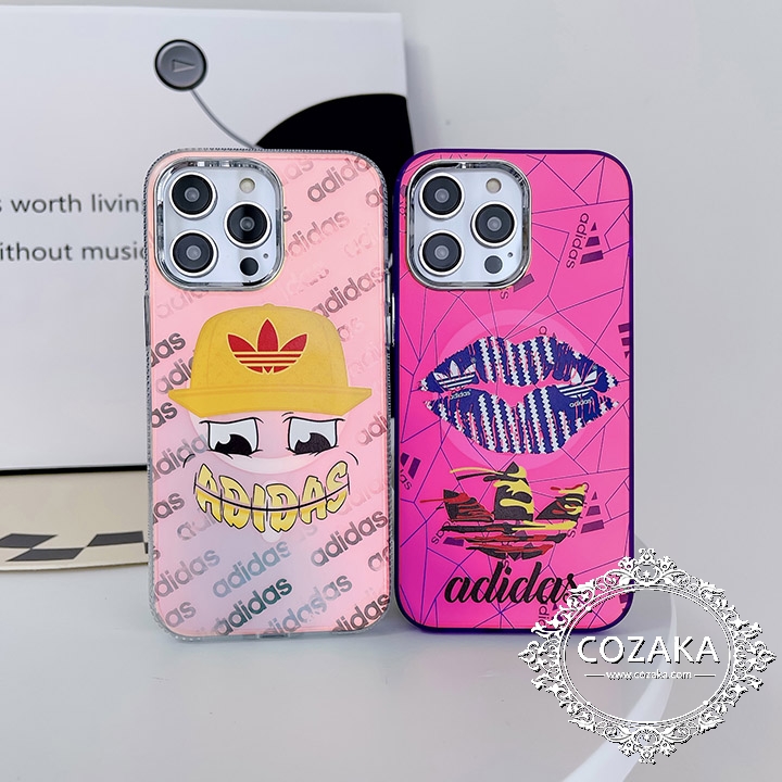 Adidas iphone15 pro maxマグネット携帯カバー