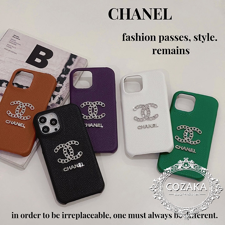 chanel iphone15ケース 皮製