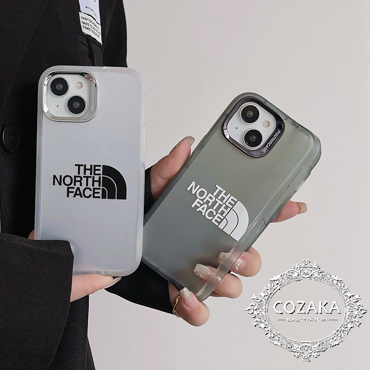 ザ・ノース・フェイスアイホン15プロ携帯ケース半透明