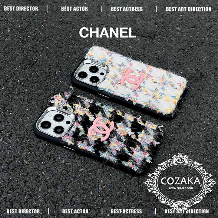 chanel アイフォーン14maxカバーレデイース