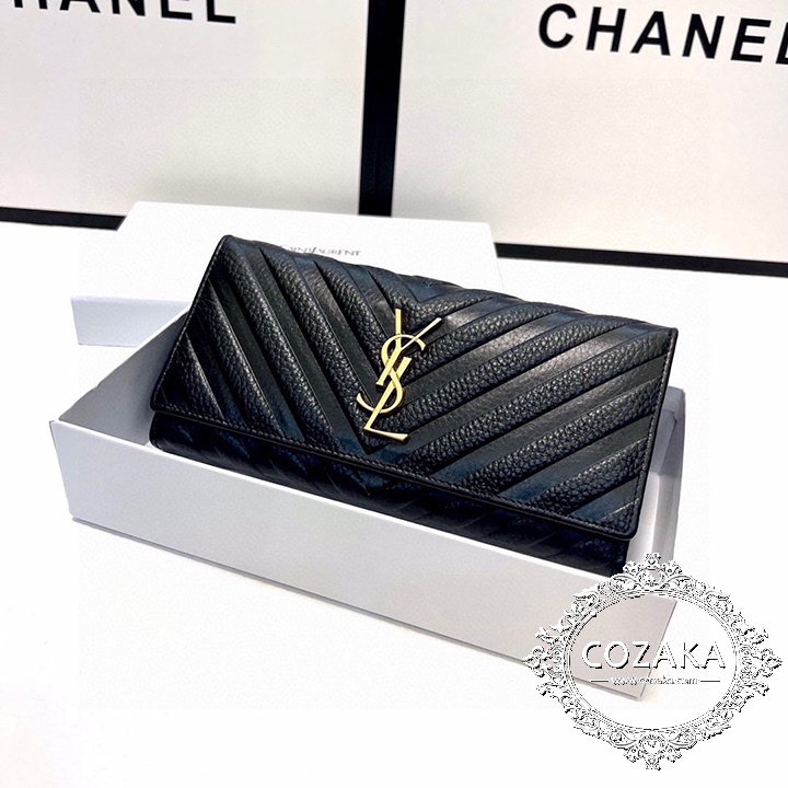 YSL ボタン＆ファスナー式