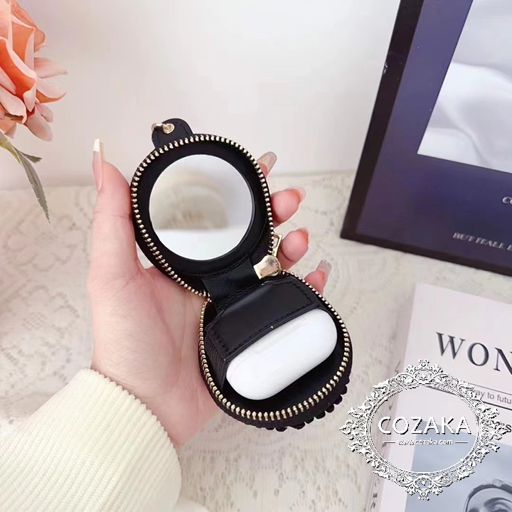airpods3 携帯ケースchanel風 個性