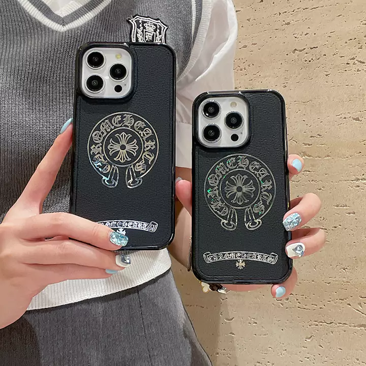 アイホン 16 プロ chrome hearts スマホケース レザー