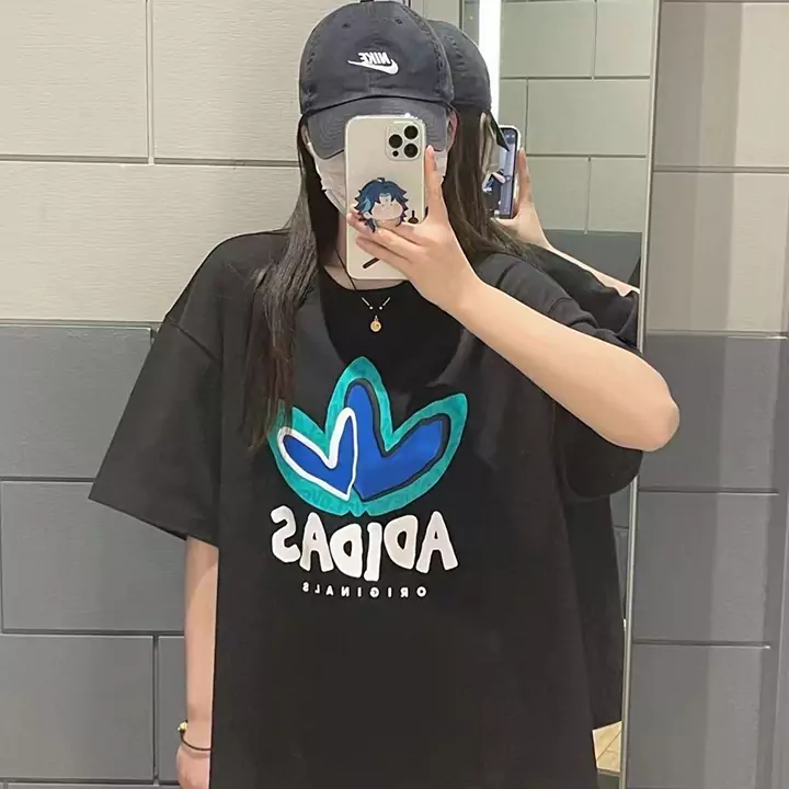 アディダス ロゴ 半袖 Tシャツ