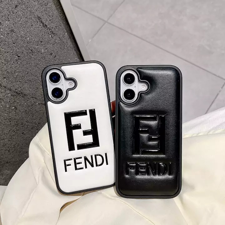 fendi風 ブランドロゴ アイフォン 16