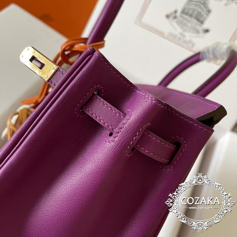 hermes ハンドバッグ 紫