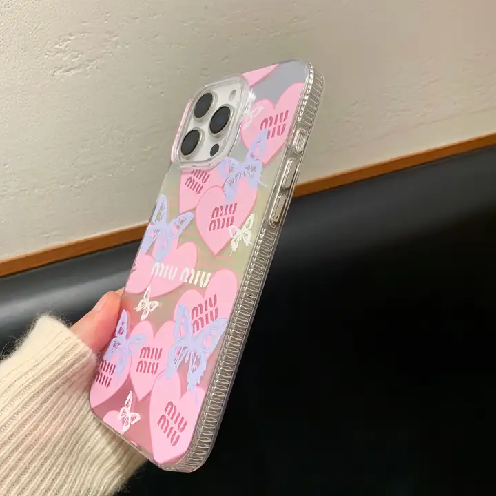 ブランド ミュウミュウ風 アイフォーン 16 pro max スマホケース