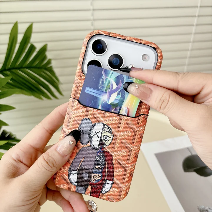 ゴヤール風 スマホケース アイフォーン17 
