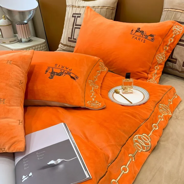 ファッションオレンジ寝具