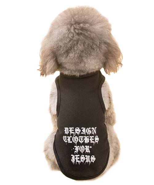 クロームハーツ 犬服 タンクトップ Chrome Hearts ドッグウェア 薄手 通気 チワワ おしゃれ かわいい 通販
