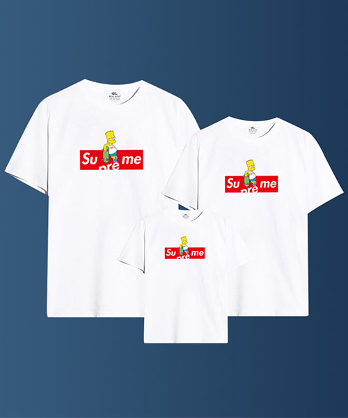 シュプリーム シンプソンズ tシャツ 親子服 supreme パロディ おしゃれ ...