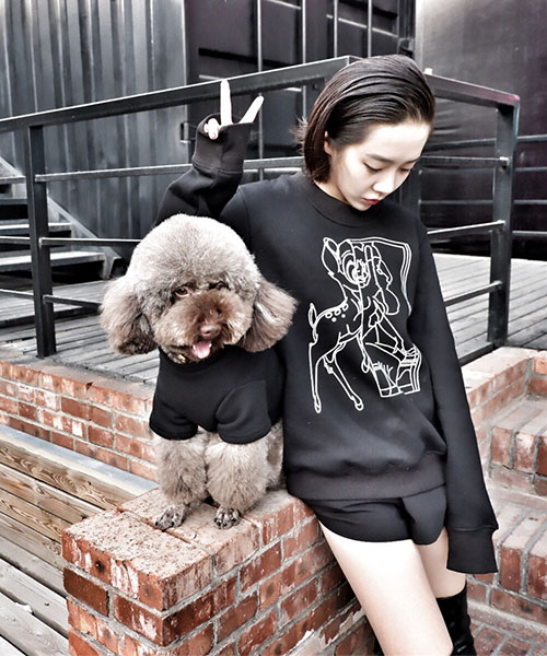 ジバンシー バンビ パーカー 犬服 おしゃれ givenchy 犬とのペアルック ...