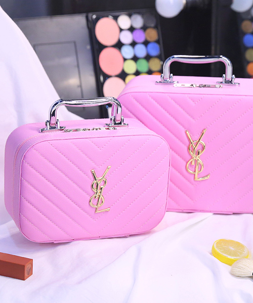 希少品 YSL イヴ・サンローラン 鏡付き メイクボックス コスメボックス-