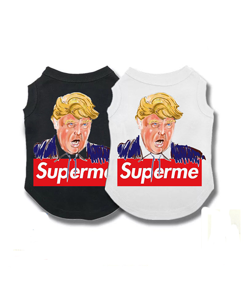 Supreme ペット服 タンクトップ パロディ