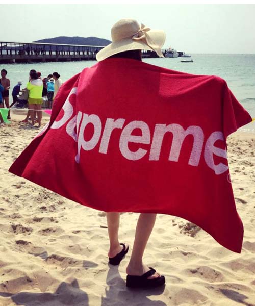 非売品 supreme Box Logo Beach Towel ビーチタオル ボックス 